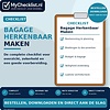 Checklist bagage herkenbaar maken
