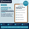 Checklist bagage na vlucht controleren