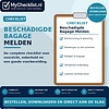 Checklist beschadigde bagage melden