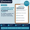Checklist laadstops voor vakantieroute plannen
