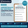 Checklist vakantiehuis bij vertrek controleren