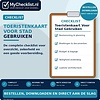 Checklist toeristenkaart voor stad gebruiken