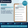 Checklist souveniroverzicht maken