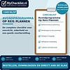 Checklist avondprogramma op reis plannen