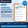Checklist woning verlaten bij brand