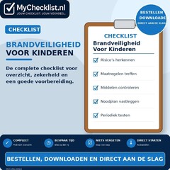 Checklist brandveiligheid voor kinderen