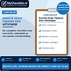 Checklist eerste hulp tijdens een uitstapje voorbereiden