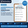 Checklist noodvoorraad water aanleggen