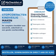 Checklist stopcontacten kindveilig maken