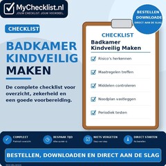 Checklist badkamer kindveilig maken
