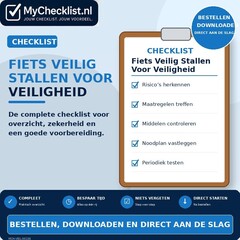 Checklist fiets veilig stallen voor veiligheid