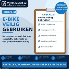 Checklist e-bike veilig gebruiken