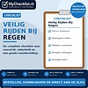 Checklist veilig rijden bij regen