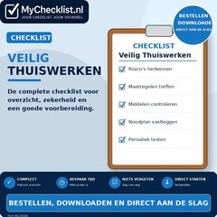 Checklist veilig thuiswerken
