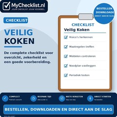 Checklist veilig koken
