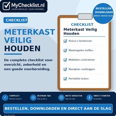 Checklist meterkast veilig houden