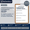 Checklist professioneel feedback geven