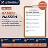 Checklist ramen wassen