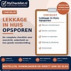 Checklist lekkage in huis opsporen