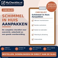 Checklist schimmel in huis aanpakken met uitgebreide stappen en controlepunten