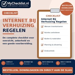Checklist internet bij verhuizing regelen