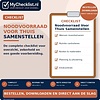 Checklist noodvoorraad voor thuis samenstellen