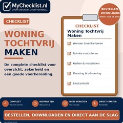Checklist woning tochtvrij maken