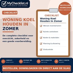 Checklist woning koel houden in zomer