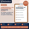 Checklist handleidingen van huishoudelijke apparaten bewaren