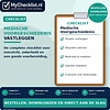 Checklist medische voorgeschiedenis vastleggen