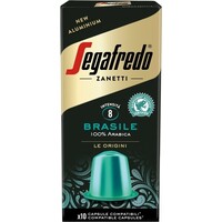 Segafredo Brasile Le Origini Capsules en aluminium pour Nespresso 10x
