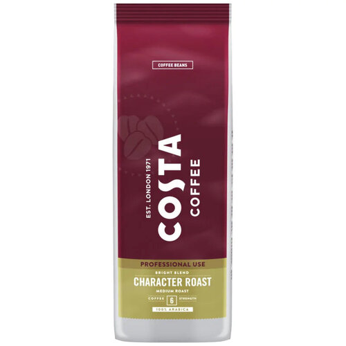 Costa Coffee Costa Professional Character Roast Bright blend grains 1kg Costa Coffee Costa Professional Character Roast Bright blend grains 1kg