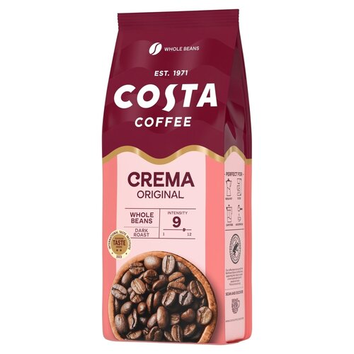 Costa Coffee Costa crema original dark roast grains 1 kg Costa Coffee Costa crema original dark roast grains 1 kg