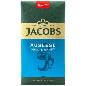 Jacobs Jacobs Auslese Mild&Sanft gemahlen 500 Gramm Jacobs Jacobs Auslese Mild&Sanft gemahlen 500 Gramm