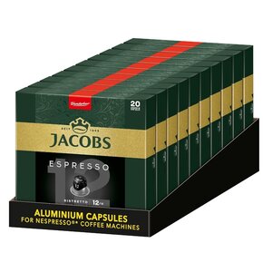 Jacobs Jacobs Espresso Ristretto 200 Nespresso kompatible Kapseln