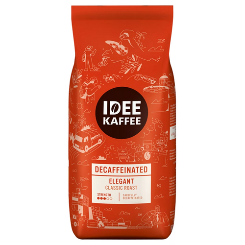 Idee Kaffee Elegant Koffeinfrei Bohnen 1kg Idee Kaffee Elegant Koffeinfrei Bohnen 1kg