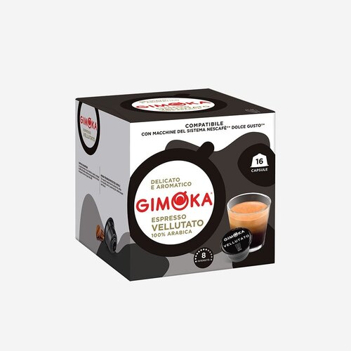 Gimoka Gimoka Dolce Gusto Espresso Vellutato 16 Tassen Gimoka Gimoka Dolce Gusto Espresso Vellutato 16 Tassen