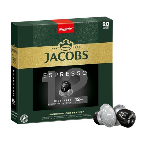 Jacobs koffie Jacobs Espresso Ristretto 200 Nespresso compatibele capsules - Copy Jacobs koffie Jacobs Espresso Ristretto 200 Nespresso compatibele capsules - Copy