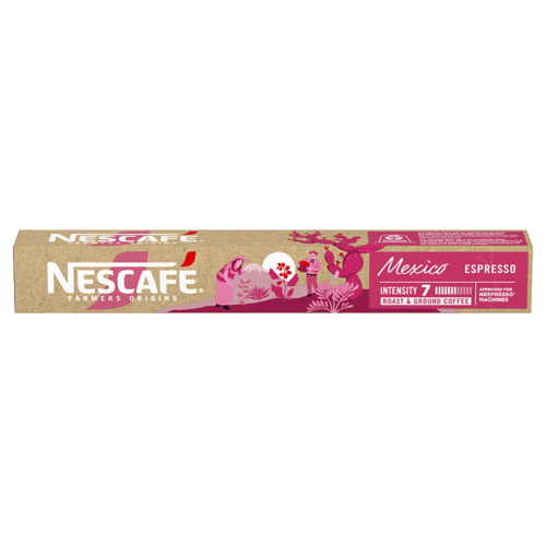 Nescafé koffie Nescafe Farmers Origins Mexico espresso capsules 10x - Nescafé koffie Nescafe Farmers Origins Mexico espresso capsules 10x -