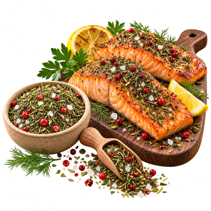 De Kruidenshop Zalmkruiden voor zalm, ovenzalm en gravad lax