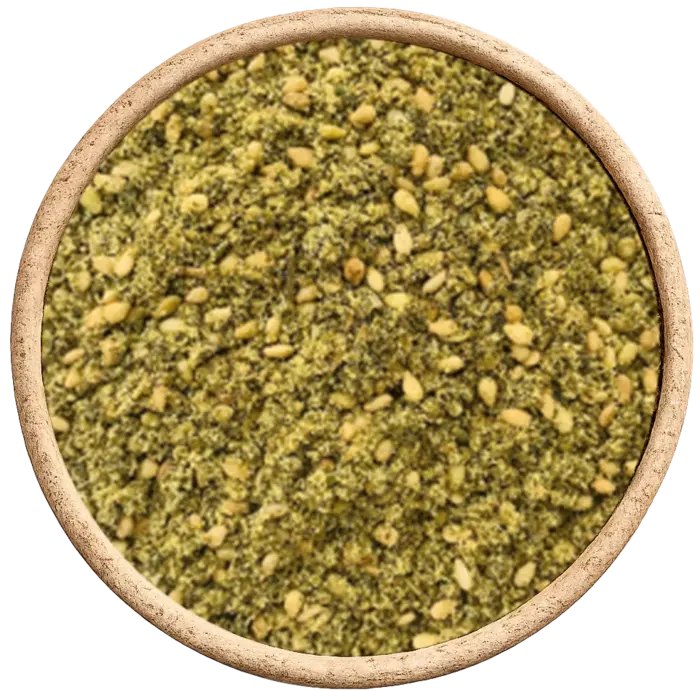 De Kruidenshop Grove za’atar kruidenmix met sesam, sumak en tijm