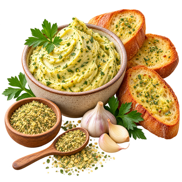 De Kruidenshop Knoflookboter kruidenmix voor kruidenboter en looksaus