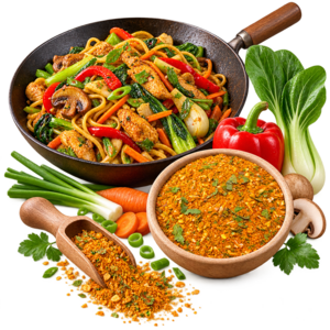 De Kruidenshop Oosterse wok kruidenmix voor wok, noedels en rijst