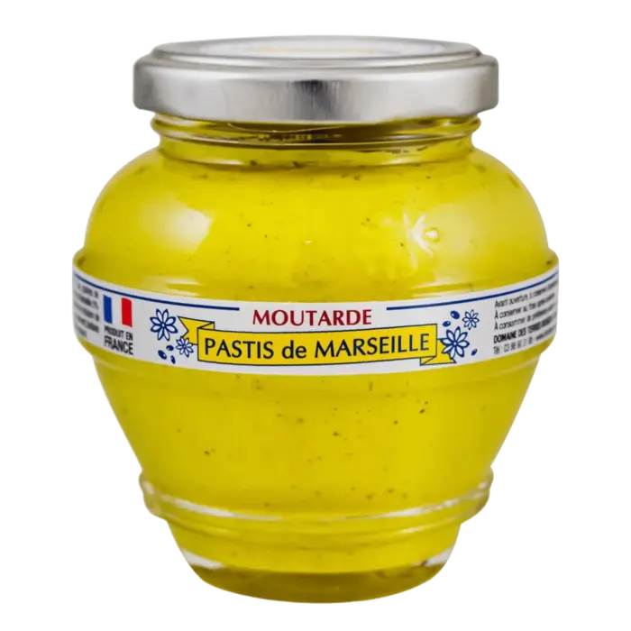 Domaine des terres rouges Franse mosterd met Pastis de Marseille