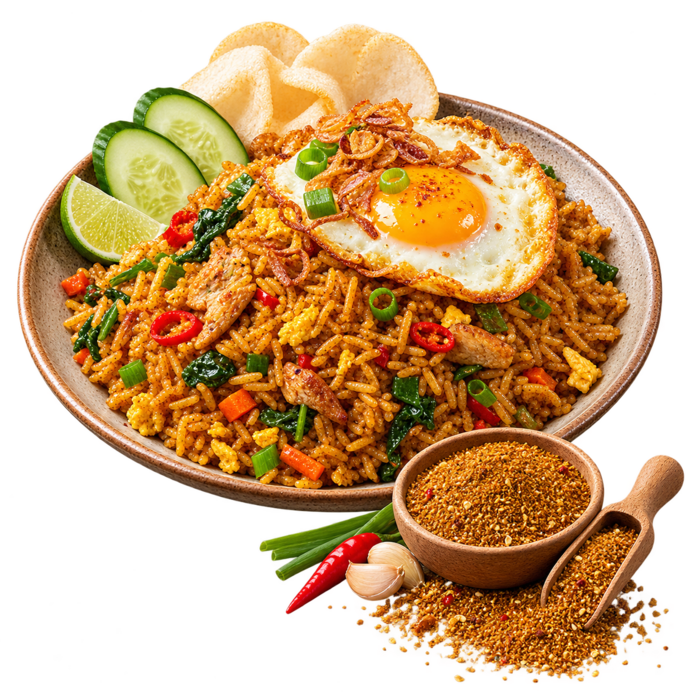 De Kruidenshop Nasi Goreng kruidenmix voor gebakken rijst en wok