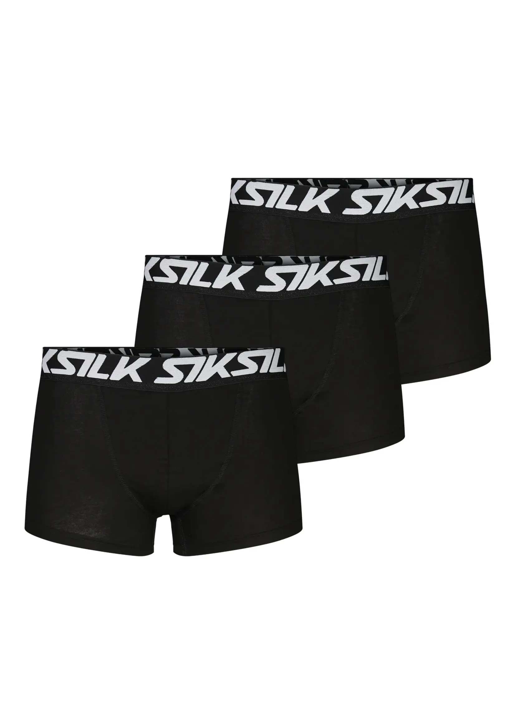 Siksilk boxershort zwart/goud 3-pack