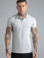 Siksilk polo grijs