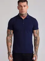 Siksilk polo marine