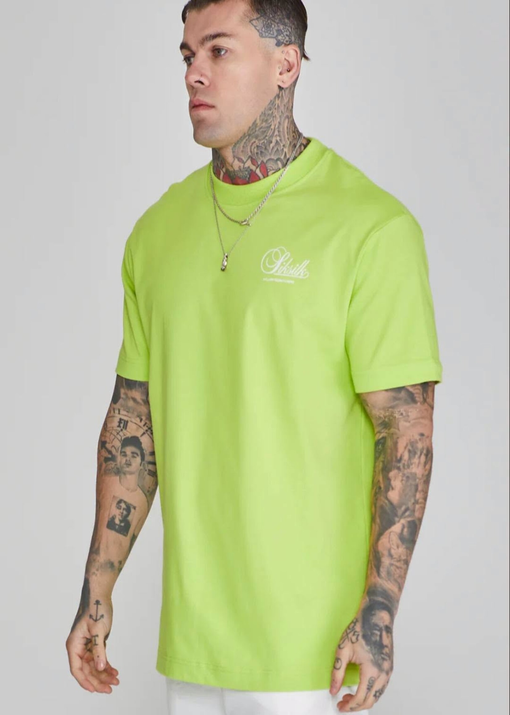 Siksilk t-shirt fluor - oversized