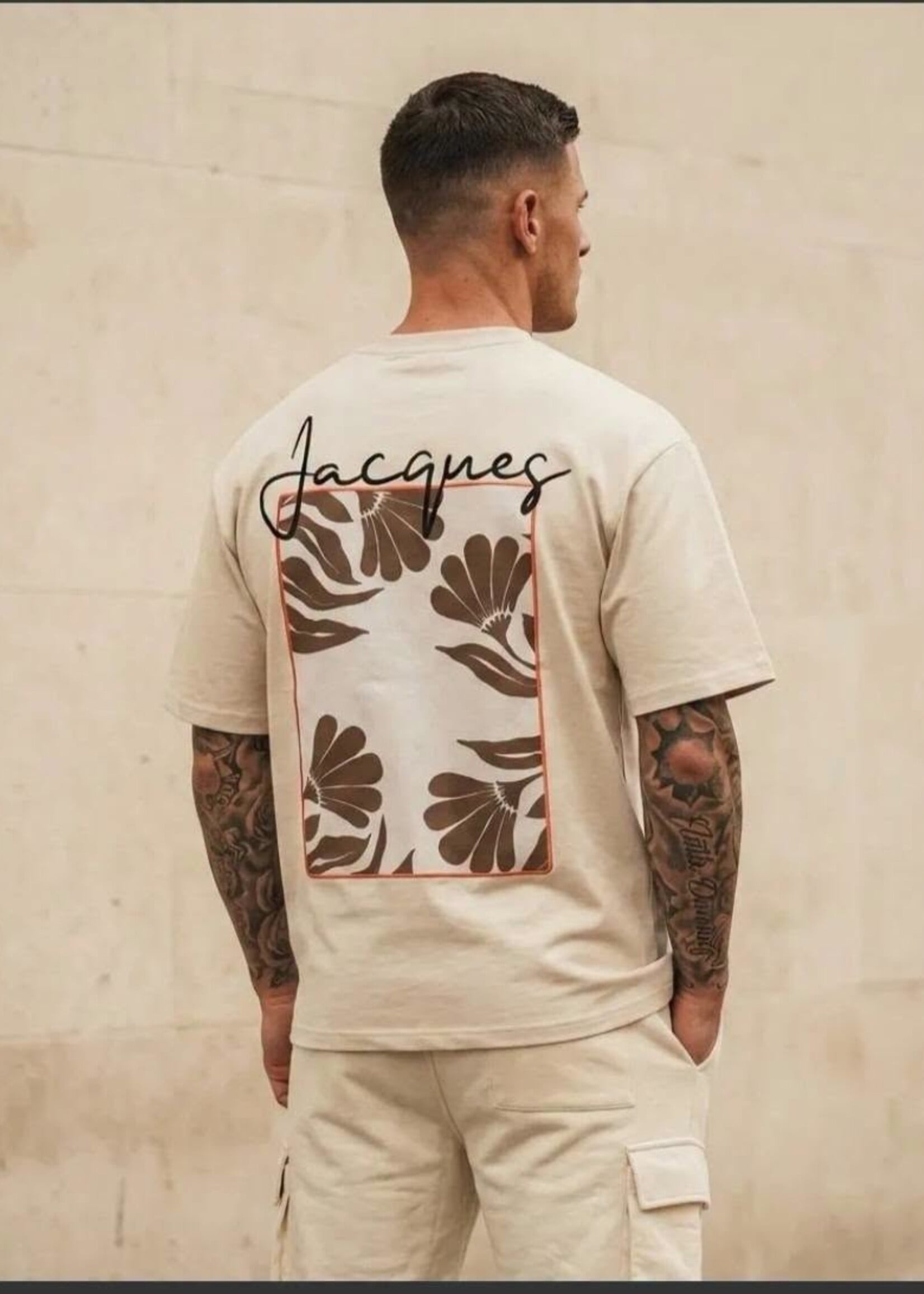 Oversized T-shirt ''Jacques'' beige